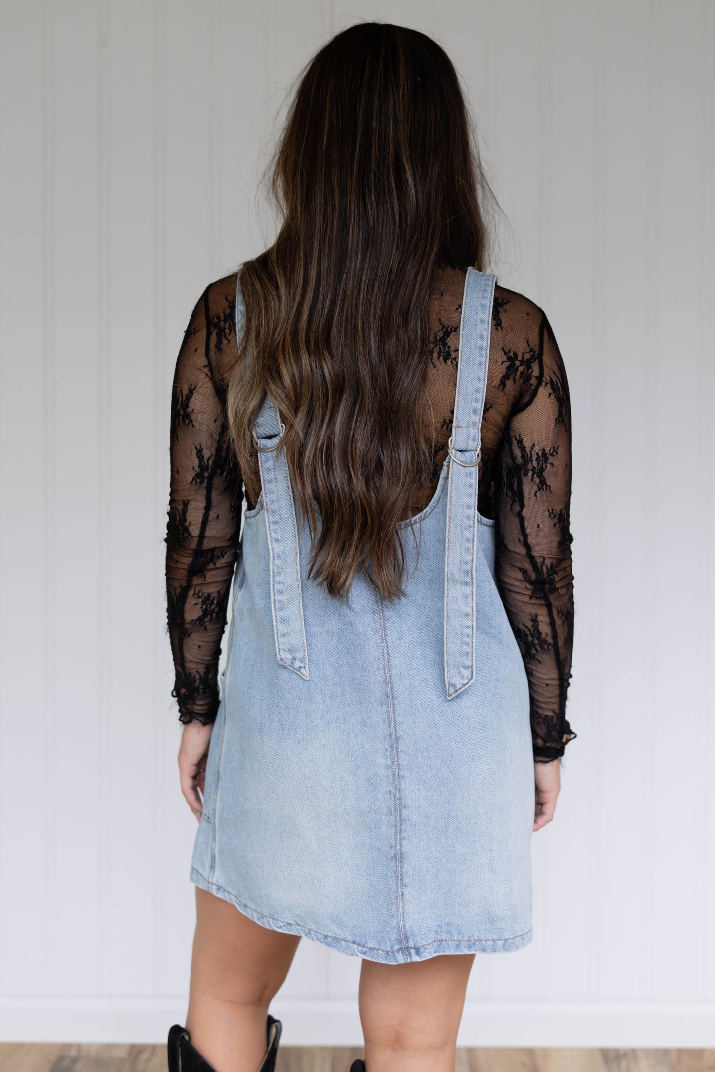 Denim Overall Dress