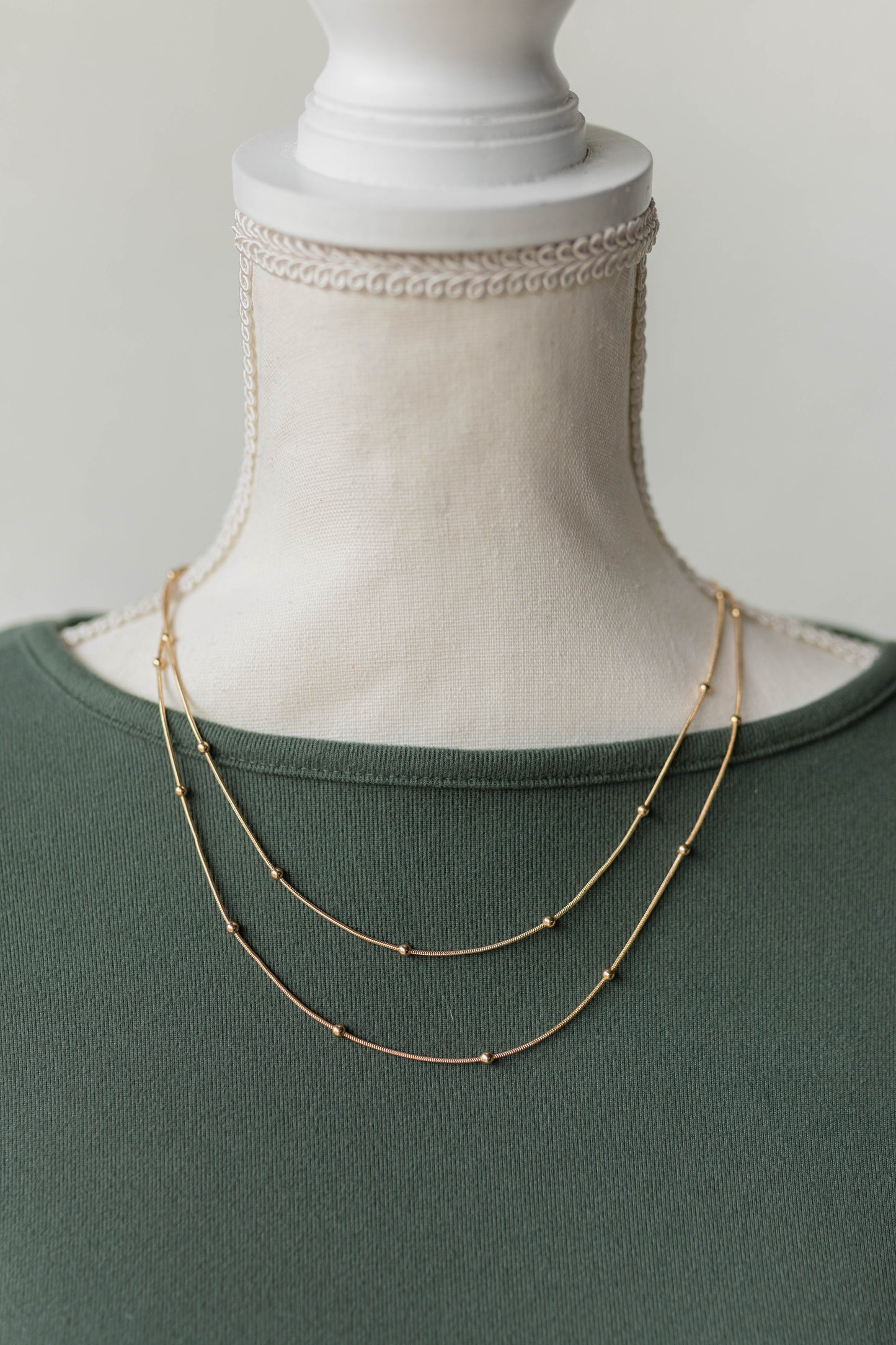 Layered Ball Necklace