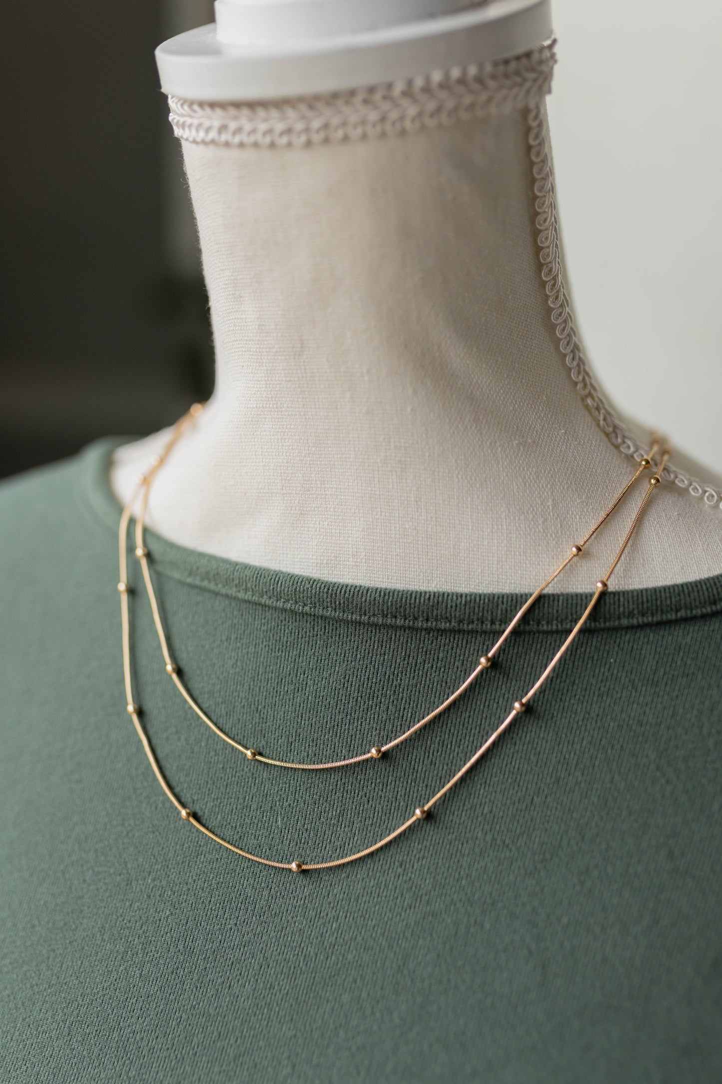 Layered Ball Necklace